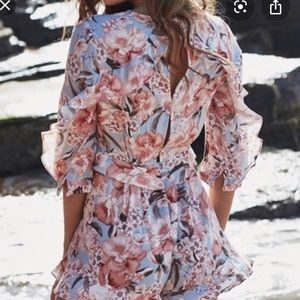 Jaase Floral shorts romper jumpsuit